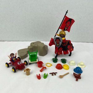 Lot Of Miscellaneous Playmobil Geobra Figures And Accessories